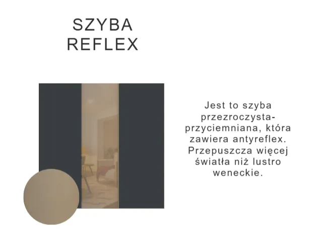 Szkło typu reflex do drzwi zewnętrznych – ochrona przed słońcem.
