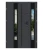 Antracytowe drzwi dwuskrzydłowe F01 Duo Black Reling 120 cm. Solidność i styl.