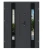 Nowoczesne drzwi dwuskrzydłowe F01 Duo Black Reling 140 cm, kolor antracyt.