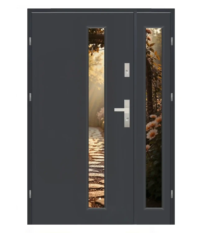 LIZBONA DUO inox antracyt 120 drzwi zewnętrzne