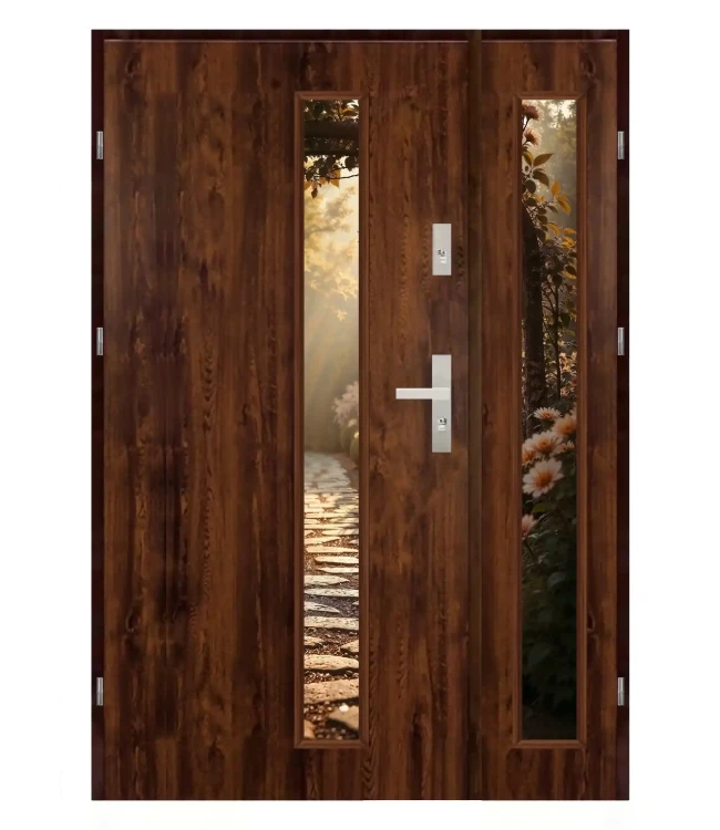 LIZBONA DUO inox orzech 120 drzwi zewnętrzne
