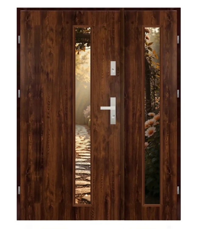 LIZBONA DUO inox orzech 140 drzwi zewnętrzne