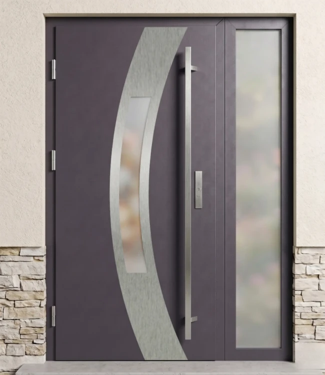 Thermo Future 15 z naświetlem szyba mleczna antracyt inox