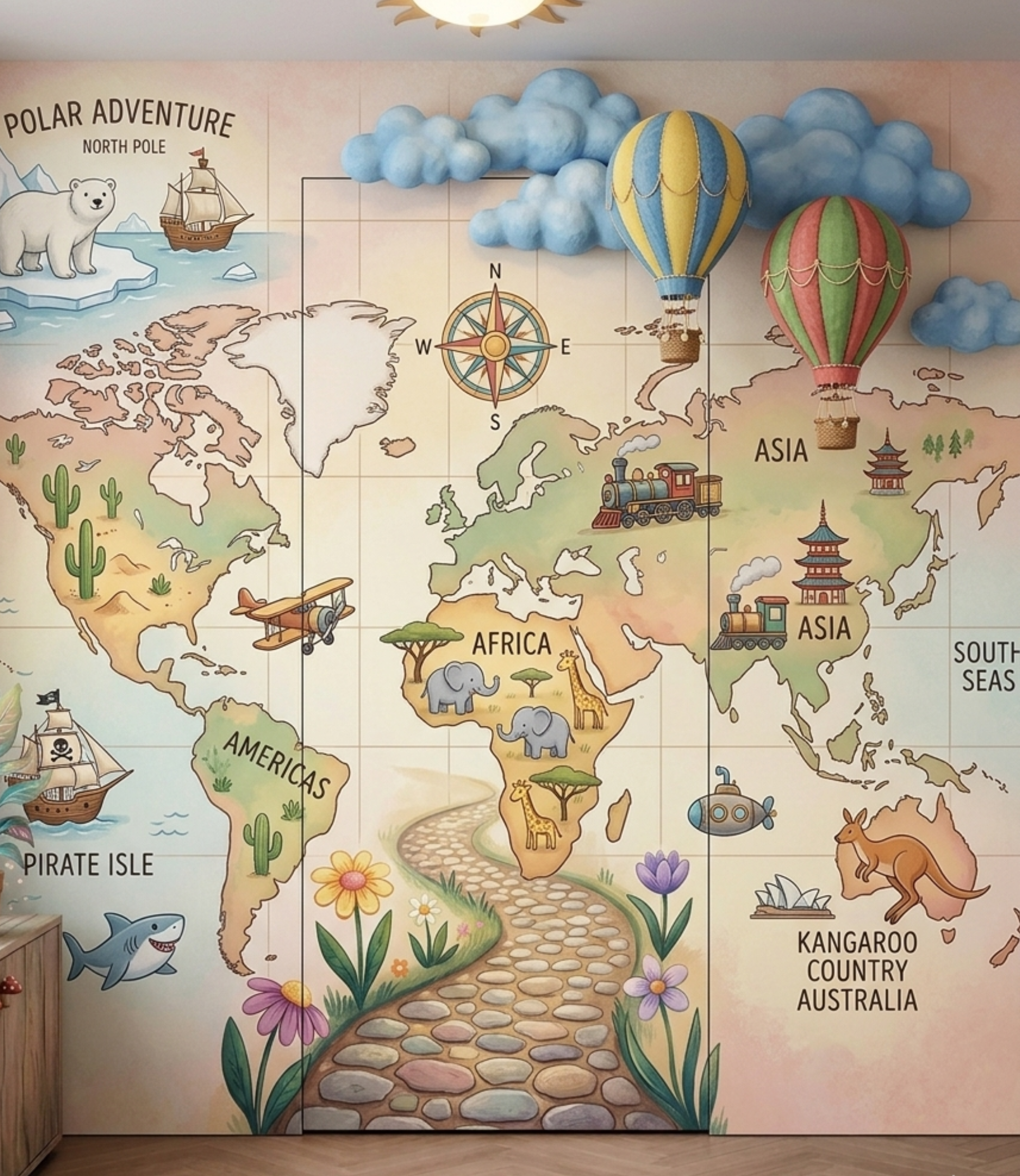 drzwi-ukryte-pokoj-dzieciecy-mapa-swiata-stoldrew-veron-stealth