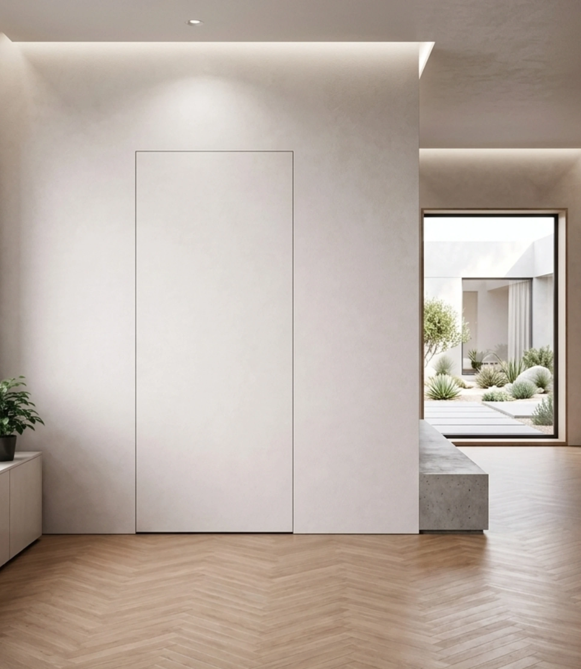 minimalistyczne-drzwi-ukryte-biale-japandi-veron-stealth